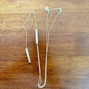 Kendra Scott Shelton Y-Necklace in Gold